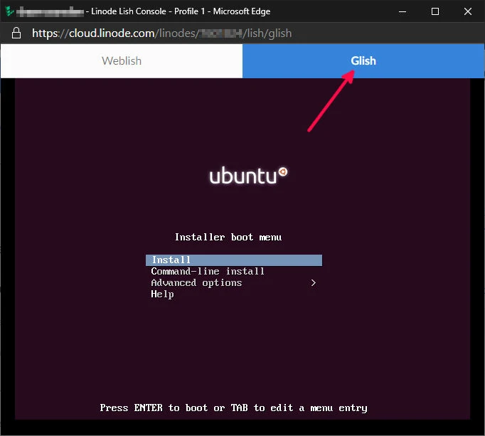 Linode Glish Ubuntu Install